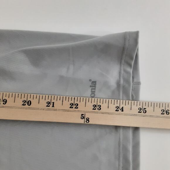 Patagonia Common Threads Athletic Tee Shirt Womens M Gray Scoop Neck Base Layer - Picture 6 of 7